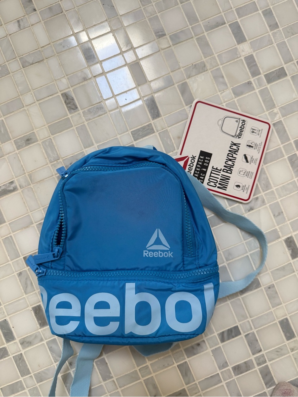 Reebok Bright Blue Mini Backpack
